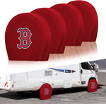 Boston Red Sox MLB Tire Covers Set of 4 or 2 for RV Wheel Trailer Camper Motorhome