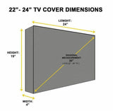 Arizona State Sun Devils NCAA Outdoor TV Cover Heavy Duty