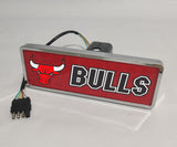 Chicago Bulls NBA Rectangular Hitch Cover LED Brake Light for Trailer