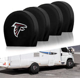 Atlanta Falcons NFL Tire Covers Set of 4 or 2 for RV Wheel Trailer Camper Motorhome