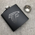 Atlanta Falcons NFL Wine Liquor Matte Pot Hip Flask