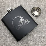 Cleveland Browns NFL Wine Liquor Matte Pot Hip Flask