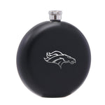 Denver Broncos NFL Wine Liquor Matte Pot Hip Flask