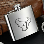 Houston Texans NFL Wine Liquor Matte Pot Hip Flask