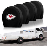 Kansas City Chiefs NFL Tire Covers Set of 4 or 2 for RV Wheel Trailer Camper Motorhome