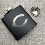 Cincinnati Reds MLB Wine Liquor Matte Pot Hip Flask