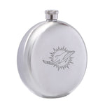 Miami Dolphins NFL Wine Liquor Matte Pot Hip Flask