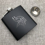 Minnesota Vikings NFL Wine Liquor Matte Pot Hip Flask