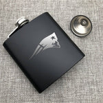 New England Patriots NFL Wine Liquor Matte Pot Hip Flask