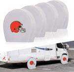 Cleveland Browns NFL Tire Covers Set of 4 or 2 for RV Wheel Trailer Camper Motorhome