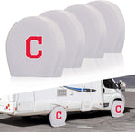 Cleveland Indians MLB Tire Covers Set of 4 or 2 for RV Wheel Trailer Camper Motorhome