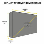 LSU Tigers NCAA Outdoor TV Cover Heavy Duty