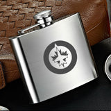 Winnipeg Jets NHL Wine Liquor Matte Pot Hip Flask