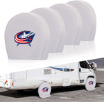 Columbus Blue Jackets NHL Tire Covers Set of 4 or 2 for RV Wheel Trailer Camper Motorhome