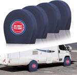 Detroit Pistons NBA Tire Covers Set of 4 or 2 for RV Wheel Trailer Camper Motorhome