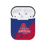 American University Eagles NCAA Airpods Case Cover 2pcs