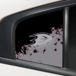 Anaheim Ducks NHL Rear Side Quarter Window Vinyl Decal Stickers Fits Dodge Charger