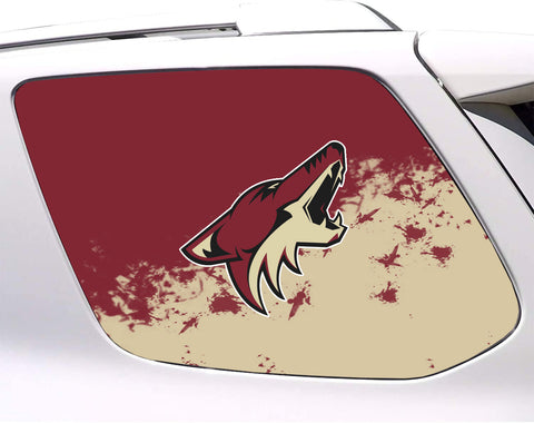 Arizona Coyotes NHL Rear Side Quarter Window Vinyl Decal Stickers Fits Toyota 4Runner