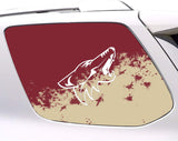 Arizona Coyotes NHL Rear Side Quarter Window Vinyl Decal Stickers Fits Toyota 4Runner