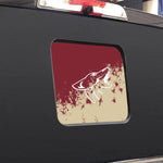 Arizona Coyotes NHL Rear Back Middle Window Vinyl Decal Stickers Fits Dodge Ram GMC Chevy Tacoma Ford