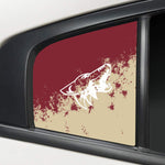 Arizona Coyotes NHL Rear Side Quarter Window Vinyl Decal Stickers Fits Dodge Charger