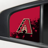 Arizona Diamondbacks MLB Rear Side Quarter Window Vinyl Decal Stickers Fits Dodge Charger