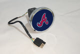 Atlanta Braves MLB Hitch Cover LED Brake Light for Trailer