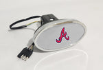 Atlanta Braves MLB Hitch Cover LED Brake Light for Trailer