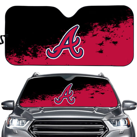 Atlanta Braves MLB Car Windshield Sun Shade Universal Fit Sunshade