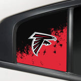 Atlanta Falcons NFL Rear Side Quarter Window Vinyl Decal Stickers Fits Dodge Charger