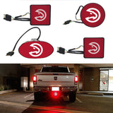 Atlanta Hawks NBA Hitch Cover LED Brake Light for Trailer