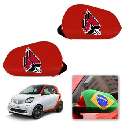 Ball State Cardinals NCAAB Car rear view mirror cover-View Elastic