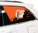 Baltimore Orioles MLB Rear Side Quarter Window Vinyl Decal Stickers Fits Jeep Grand