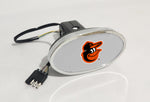 Baltimore Orioles MLB Hitch Cover LED Brake Light for Trailer