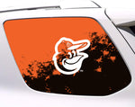 Baltimore Orioles MLB Rear Side Quarter Window Vinyl Decal Stickers Fits Toyota 4Runner