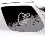 Baltimore Orioles MLB Rear Side Quarter Window Vinyl Decal Stickers Fits Toyota 4Runner