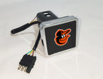 Baltimore Orioles MLB Hitch Cover LED Brake Light for Trailer