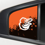 Baltimore Orioles MLB Rear Side Quarter Window Vinyl Decal Stickers Fits Dodge Charger