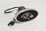 Baltimore Ravens NFL Hitch Cover LED Brake Light for Trailer