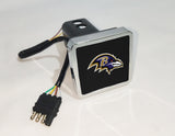 Baltimore Ravens NFL Hitch Cover LED Brake Light for Trailer