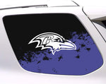 Baltimore Ravens NFL Rear Side Quarter Window Vinyl Decal Stickers Fits Toyota 4Runner