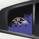 Baltimore Ravens NFL Rear Side Quarter Window Vinyl Decal Stickers Fits Dodge Charger