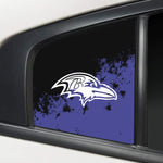 Baltimore Ravens NFL Rear Side Quarter Window Vinyl Decal Stickers Fits Dodge Charger