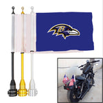 Baltimore Ravens NFL Motocycle Rack Pole Flag