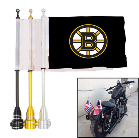 Boston Bruins NHL Motocycle Rack Pole Flag