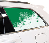 Boston Celtics NBA Rear Side Quarter Window Vinyl Decal Stickers Fits Jeep Grand