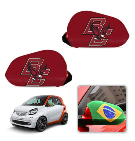 Boston College Eagles NCAAB Car rear view mirror cover-View Elastic