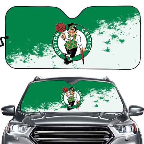 Boston Celtics NBA Car Windshield Sun Shade Universal Fit Sunshade