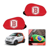 Bradley Braves NCAAB Car rear view mirror cover-View Elastic