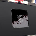Brooklyn Nets NBA Rear Back Middle Window Vinyl Decal Stickers Fits Dodge Ram GMC Chevy Tacoma Ford